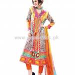 Five Star Vogue Silk Embroidered Eid Collection 2012 010