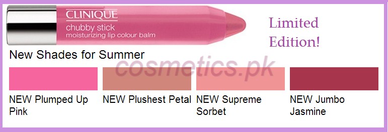 Chubby Stick Moisturizing Lip Color Balm summer 2014
