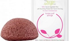 French Red Clay Facial Konjac Sponge