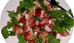 Strawberry salad for weight loss diet plan