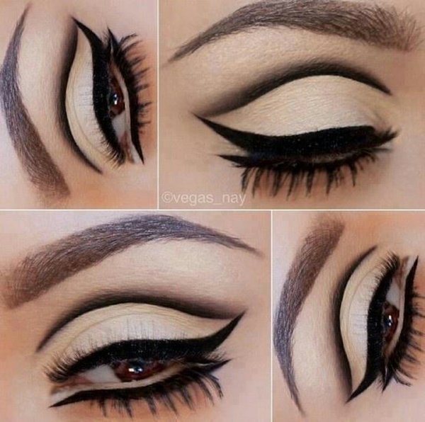 Top 10 Eyeliner Styles For Small And Big Eyes-60's Eyeliner Styles