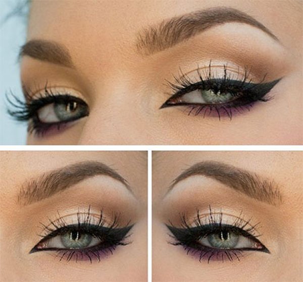 Top 10 Eyeliner Styles For Small And Big Eyes-Cat Eye Eyeliner Styles