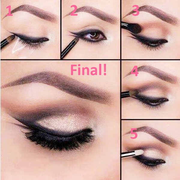 Top 10 Eyeliner Styles For Small And Big Eyes-Fishtail Eyeliner Styles