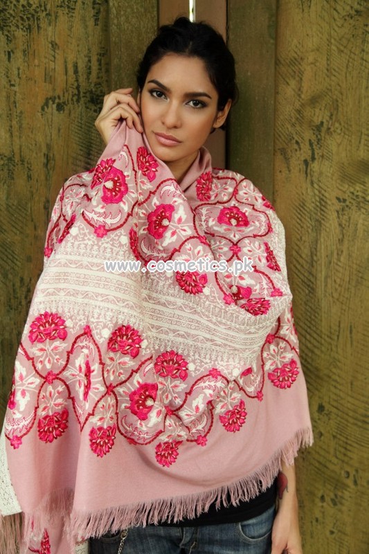 Lakhani Silk Mills Winter Shawl 201213 Collection For Women
