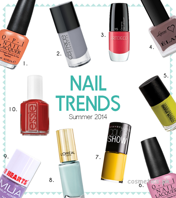 Nail Color Trends 2014 For Summer 1