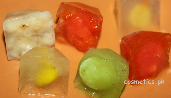 DIY - Effective Homemade Fruit Ice Facial For Summer 9