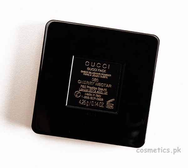 Gucci Cherry Nectar Sheer Blushing Powder Review and Swatches 4