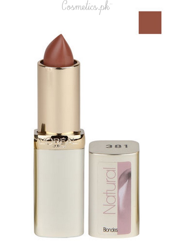 Top 10 L'Oreal Lipstick Shades 2014-15 - Colour Riche Silky Toffee 381