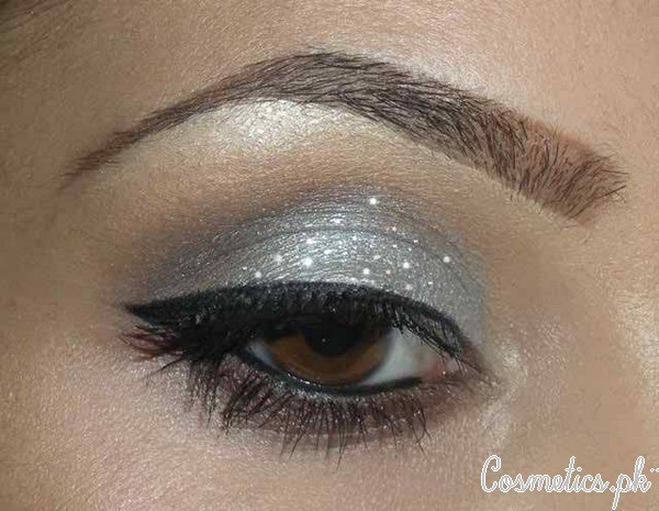 Top 5 Latest Eyeshadow Colors 2015 - Silver Eye Makeup