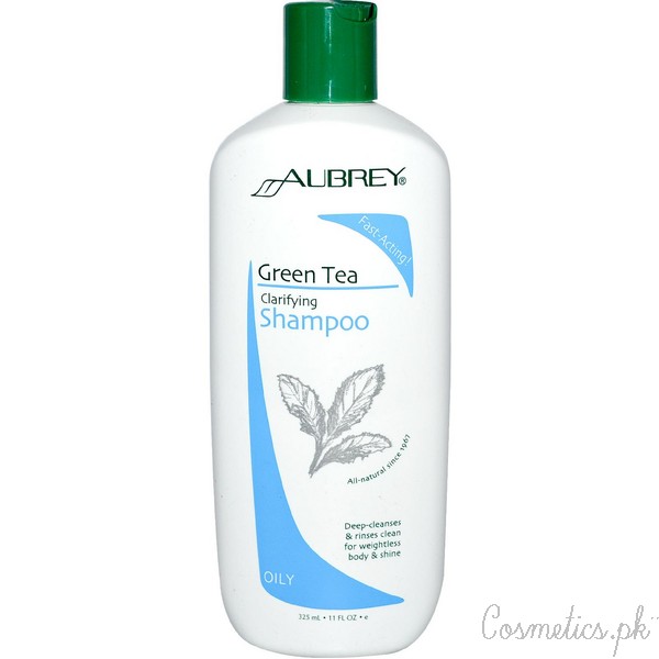 Top 5 Shampoos For Oily Hair - Aubrey Organics Green Tea Clarifying Shampoo