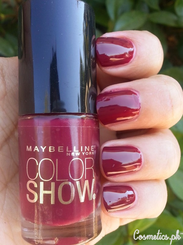 Maybelline Color Show Nail Polish Review with Swatches - StyleyourselfHub