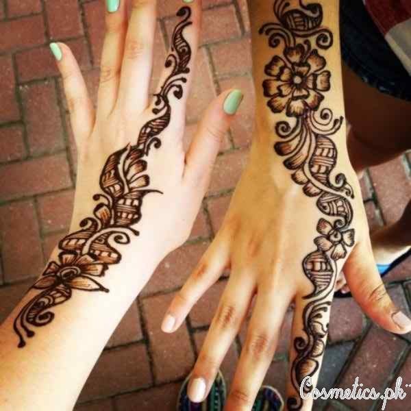 10 Beautiful Floral Mehndi Designs For Eid 2015