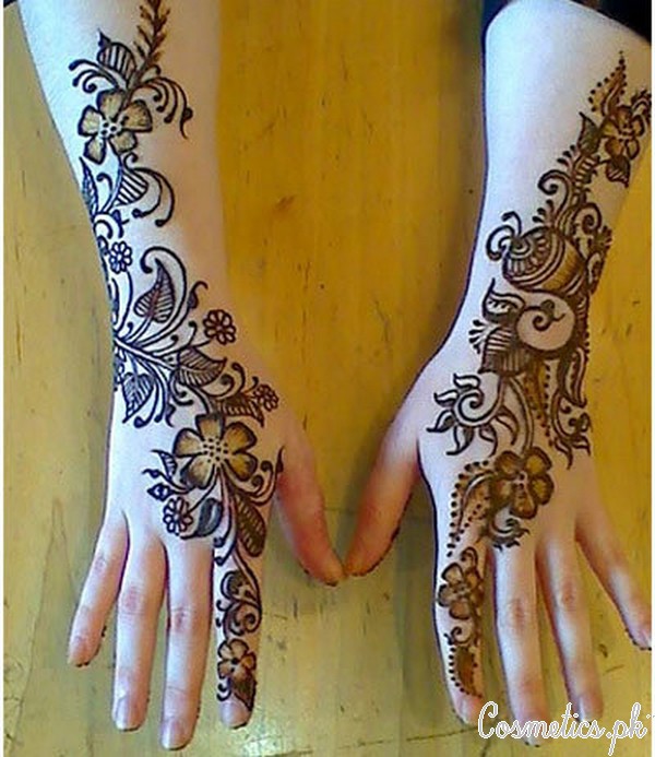 10 Beautiful Floral Mehndi Designs For Eid 2015