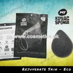 My Konjac Sponge Water Drop Bamboo Charcoal Facial Sponge