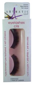 Artmatic Eyelashes Cils Black Natural 001