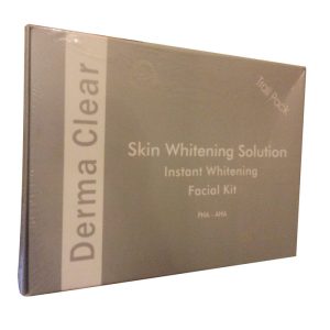 Derma Clear Skin Whitening Solution Instant Whitening Facial Kit Small
