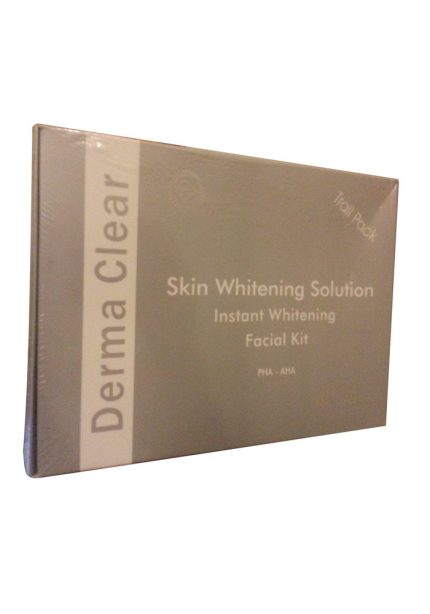 Derma Clear Skin Whitening Solution Instant Whitening Facial Kit Small