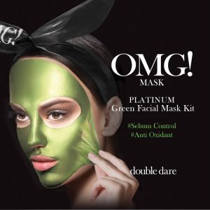Double Dare OMG! Platinum Green Facial Mask Kit