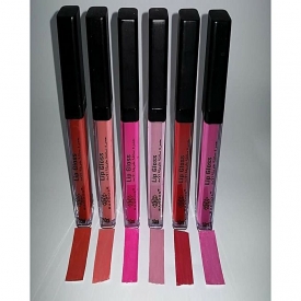Banoos makeup lips Pack Of 6 – Matte 24 Hrs Lasting Plus Lip Gloss